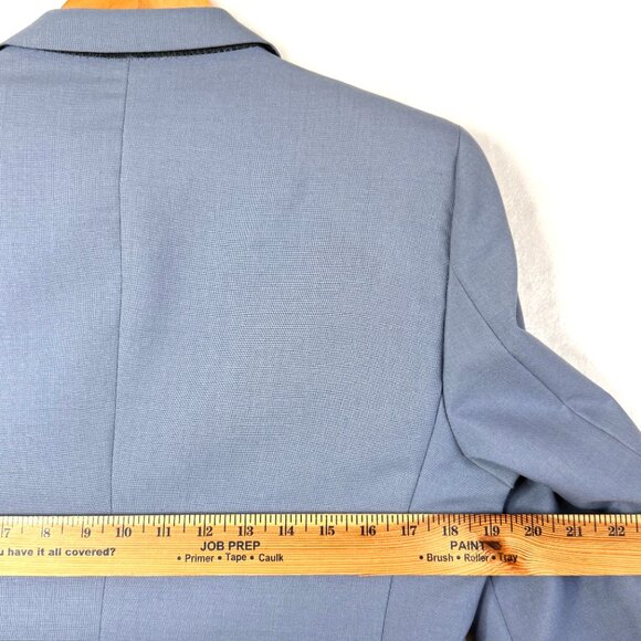 VTG Yves Saint Laurent France Horowitz Wool Blend 2 Button Suit Jacket Mens 39 - Picture 11 of 13